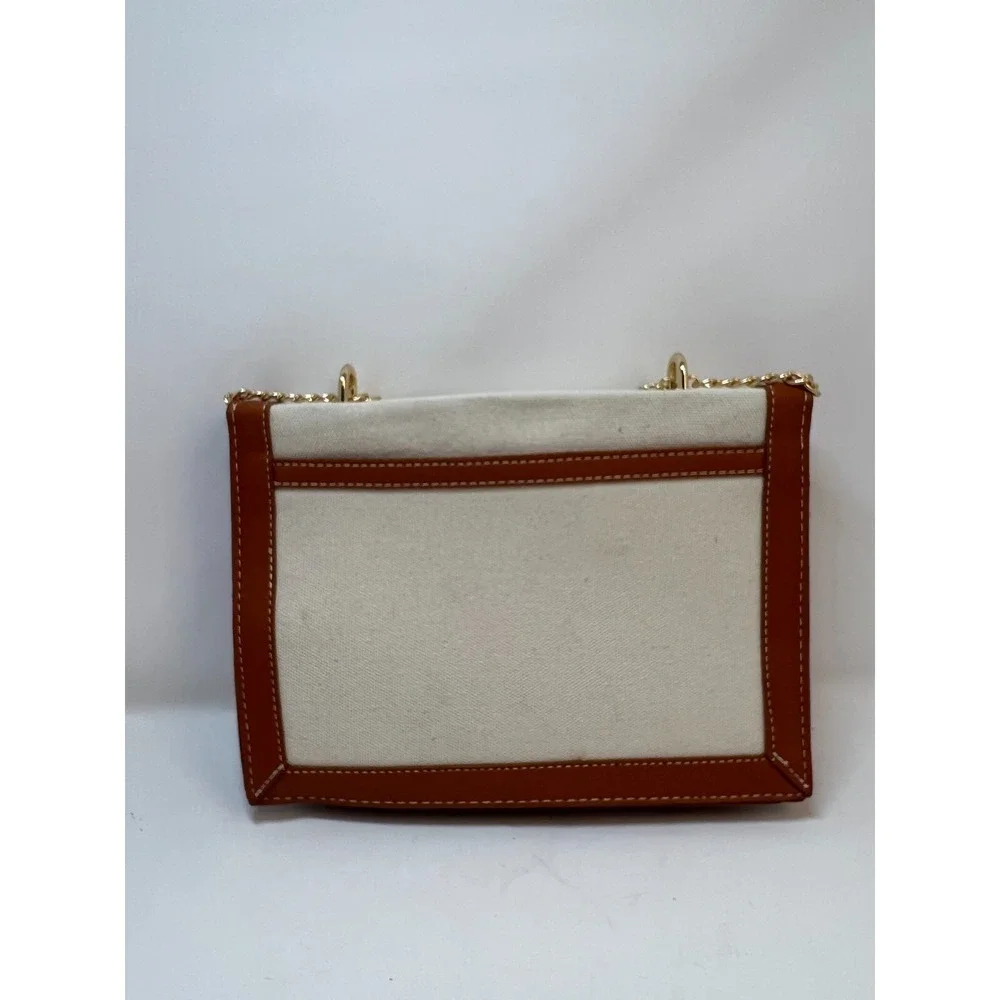 Loulu Women's Handbag Purse Crossbody‎ Beige and Camel